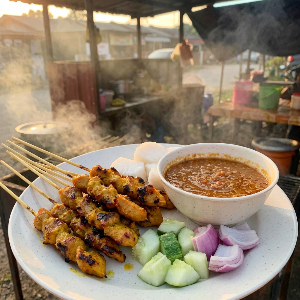Satay Ayam & Kuah Kacang